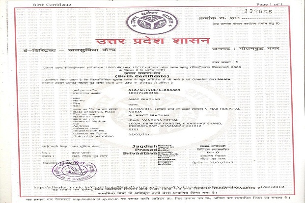 Birth Certificate
